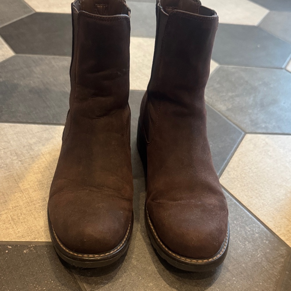 Clark’s UK Brown Leather Boots